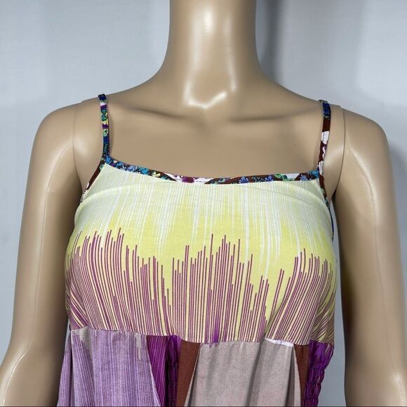 Purple Bohemian Halter Summer Dress - Picture 7 of 11